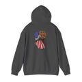 Patriotic Eagle Hoodie with American Flag and Firefighter Badge - 4th of July Memorial Pullover