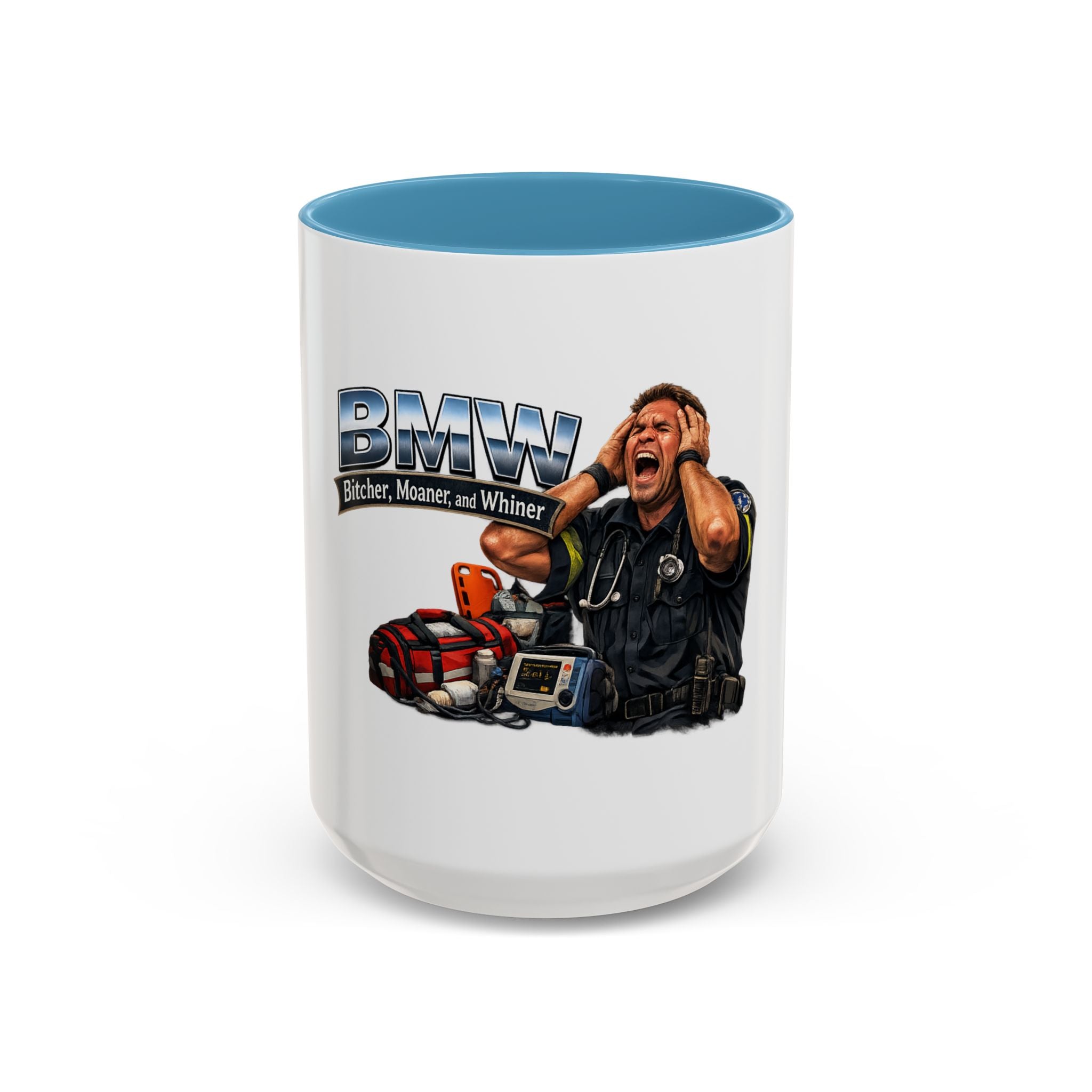 Paramedic Coffee Mug — "Bitter, Manner, and Whiner" EMS Rescue Mug (11/15oz)