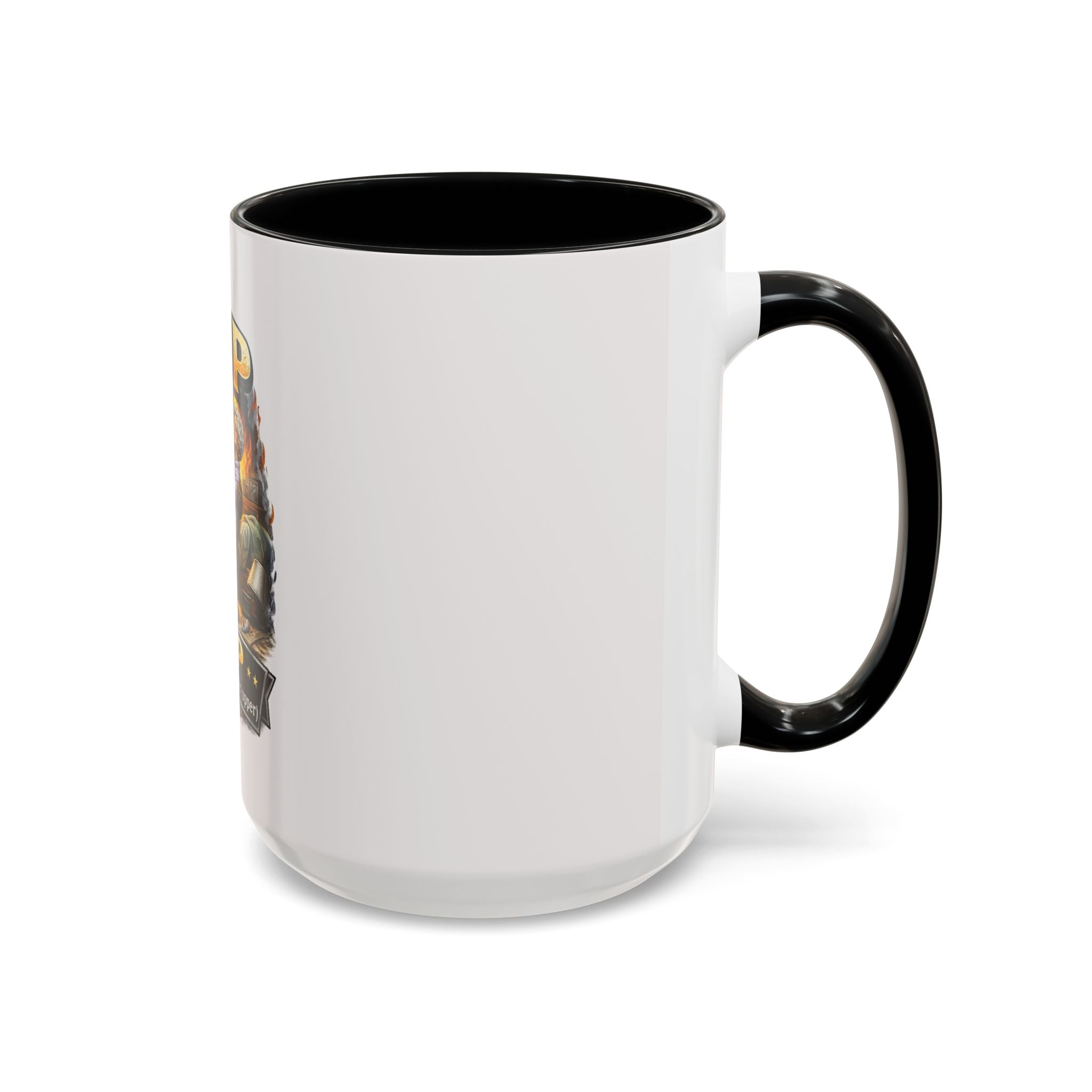 Firefighter Coffee Cup "MVP Most Valuable Picker-upper" Accent Coffee Mug (11, 15oz)