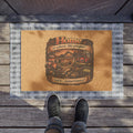 Doormat — "Home is Where the Pager Isn't... Sometimes!" Firefighter Welcome Mat