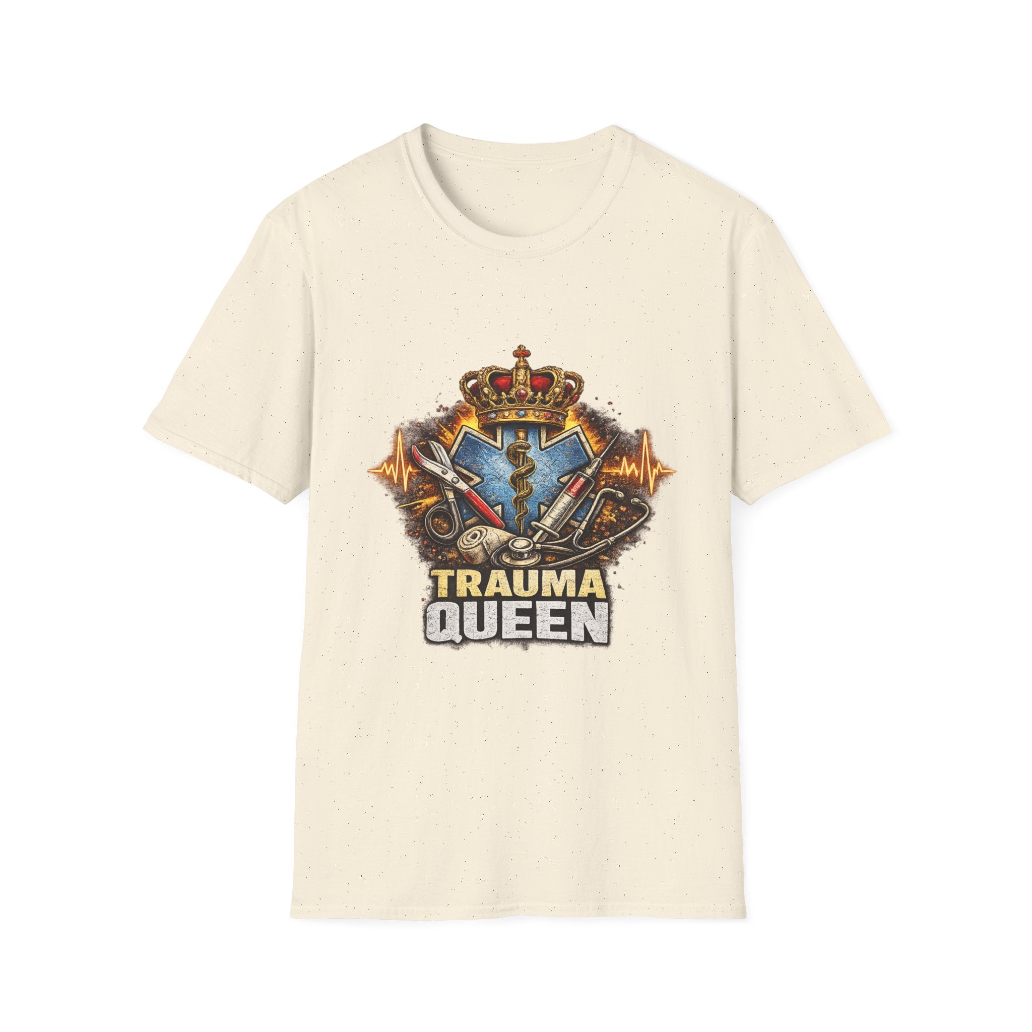 Trauma Queen T-Shirt — EMS/Paramedic Badge Graphic Tee