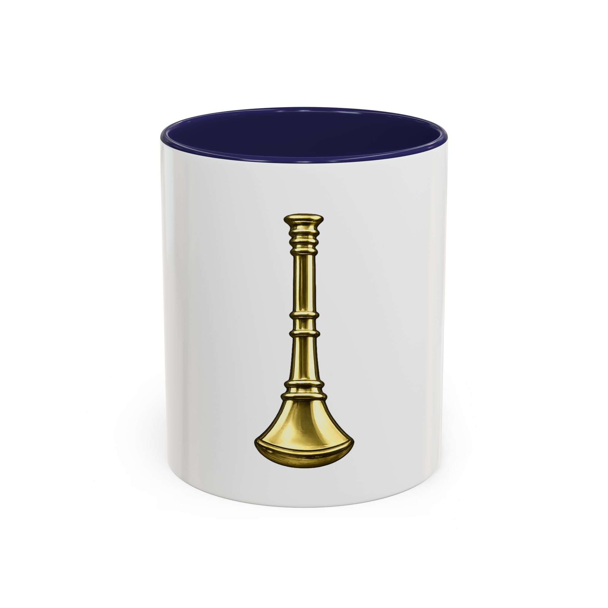 Fire Lieutenant Accent Coffee Mug — Rank Insignia Coffee Cup (11/15oz)