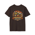 Firefighter Coffee T-Shirt — "Turning Coffee Into Courage" Graphic Tee