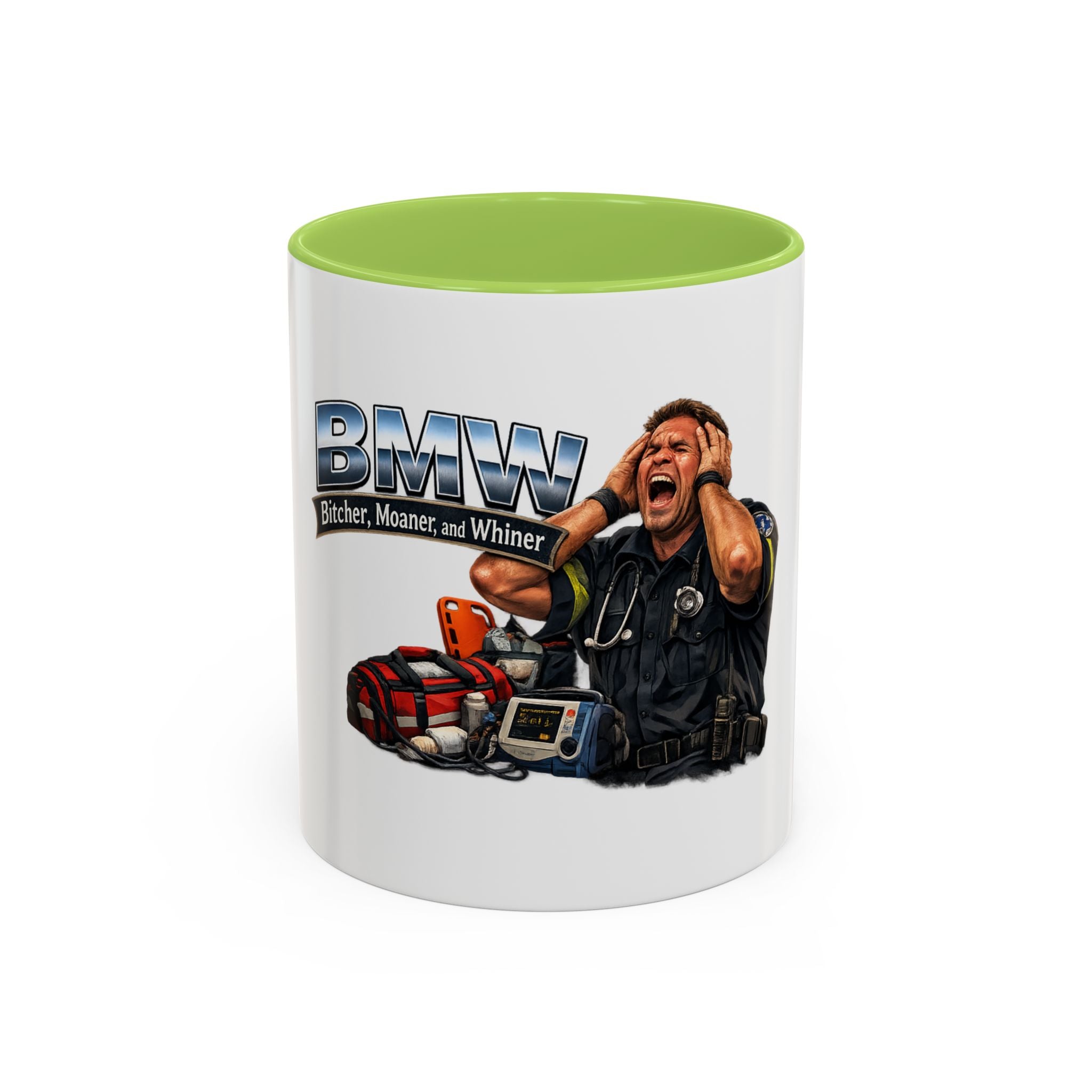 Paramedic Coffee Mug — "Bitter, Manner, and Whiner" EMS Rescue Mug (11/15oz)