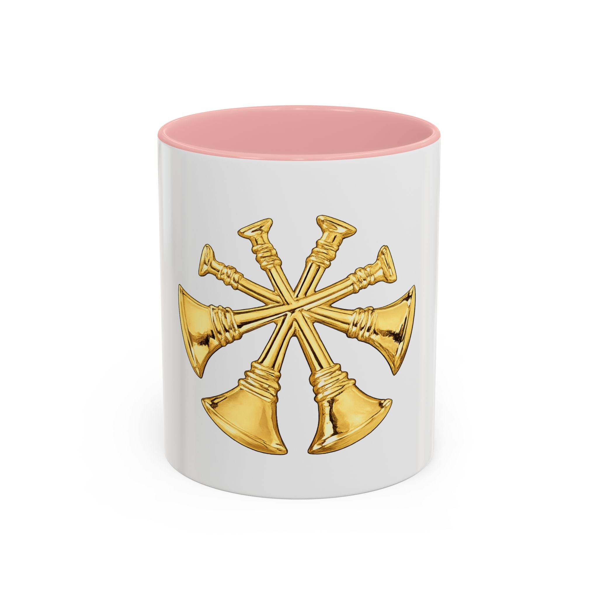 Deputy/Assistant Fire Chief Accent Coffee Mug — Firefighter Rank Insignia (11/15 oz)