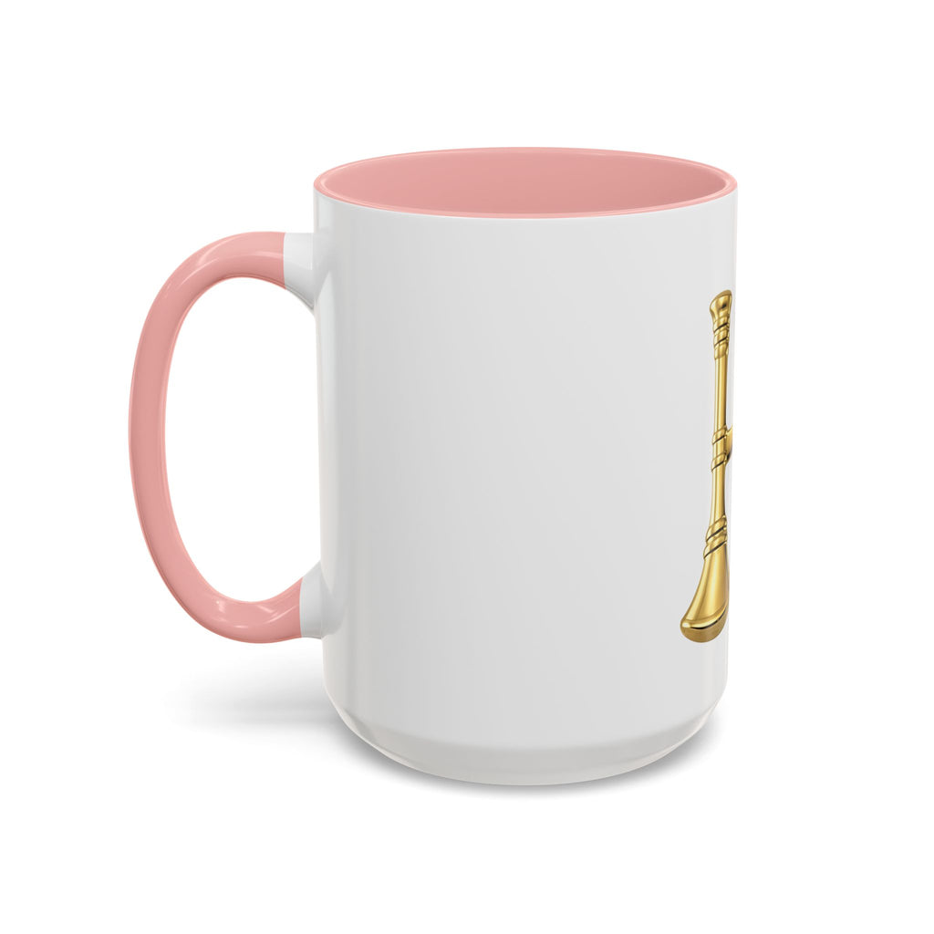 Fire Captain Accent Coffee Mug — Fire Captain Rank Emblem (11/15 oz)