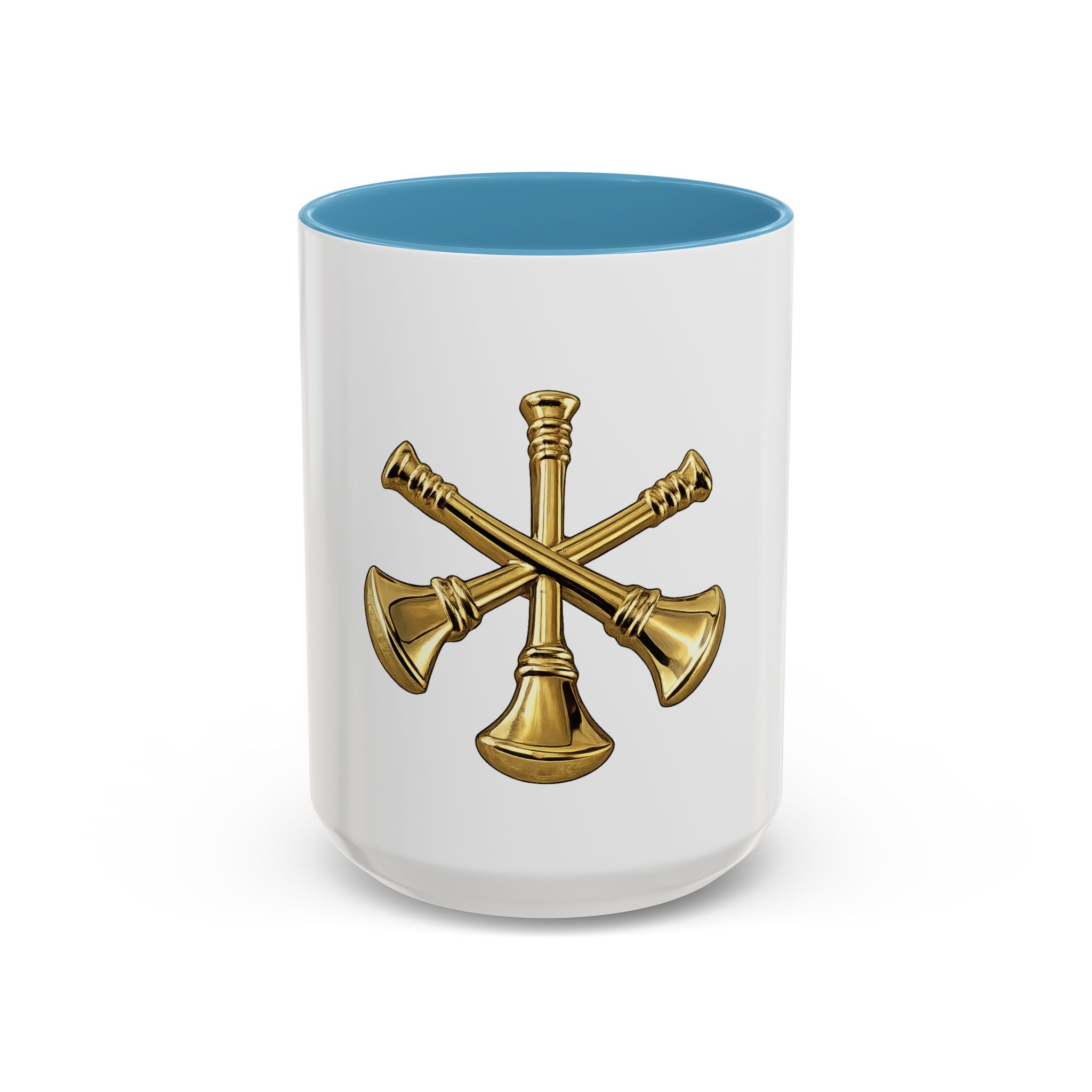 Fire Deputy Chief Accent Coffee Mug — Fire Division Chief Rank Graphic (11/15oz)