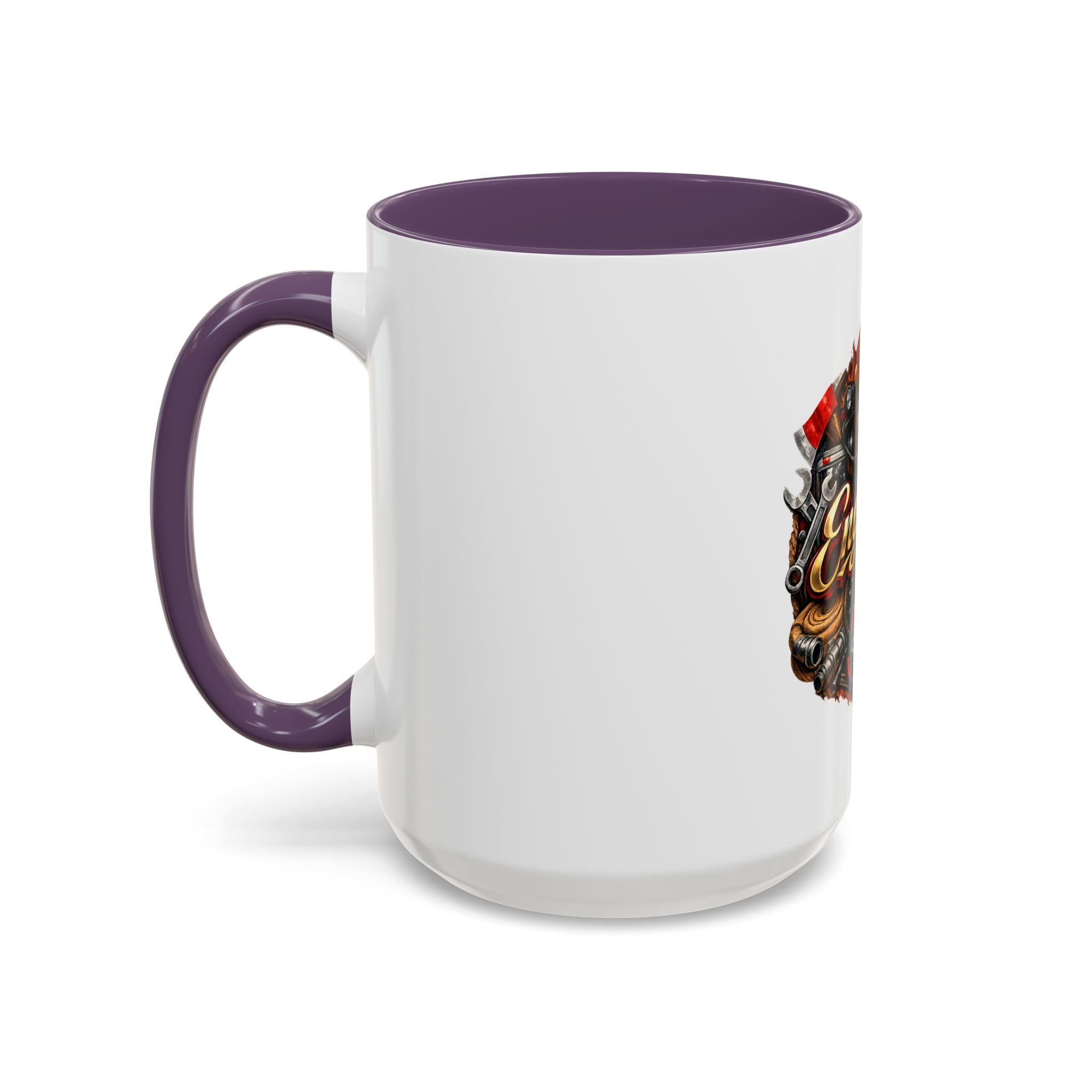 Engineer Coffee Mug — Vintage Mechanic Tools Design (11oz & 15oz Accent)