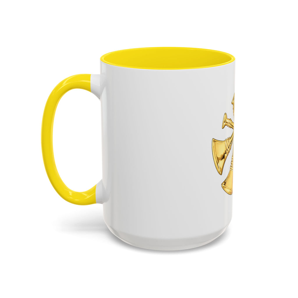Deputy/Assistant Fire Chief Accent Coffee Mug — Firefighter Rank Insignia (11/15 oz)