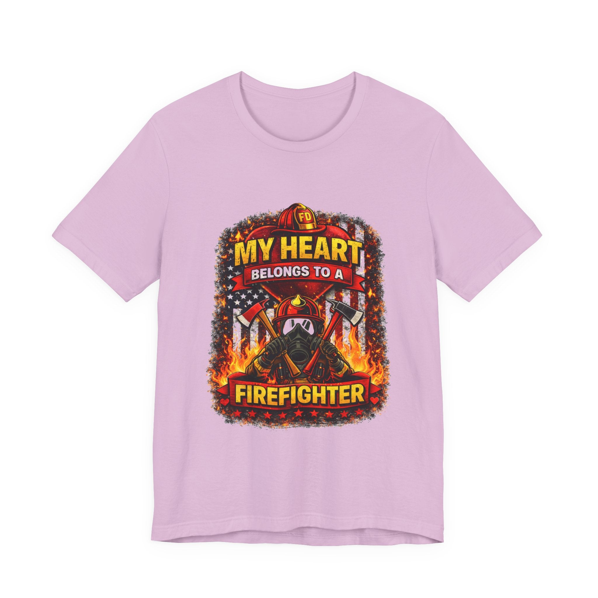 My Heart Belongs to a Firefighter T-Shirt