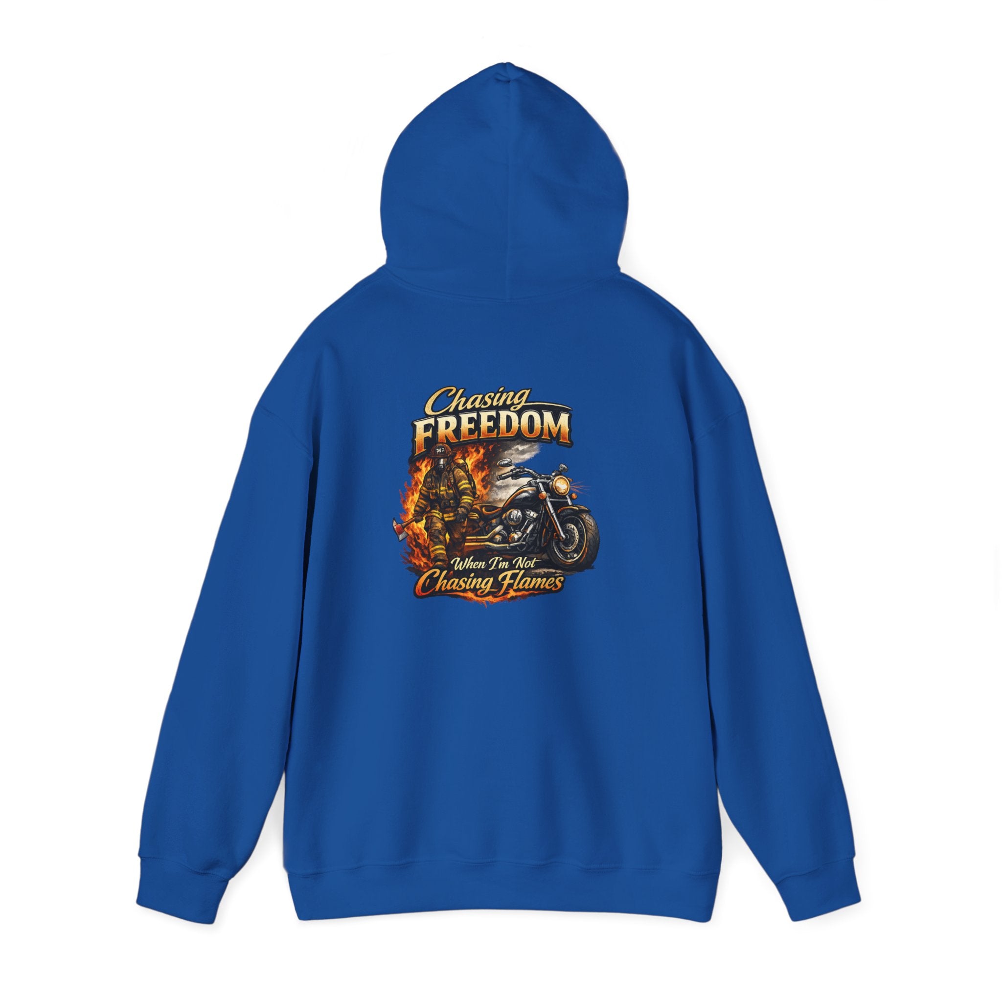 Freedom Motorcycle Hoodie — Chasing Flame Biker Hooded Sweatshirt
