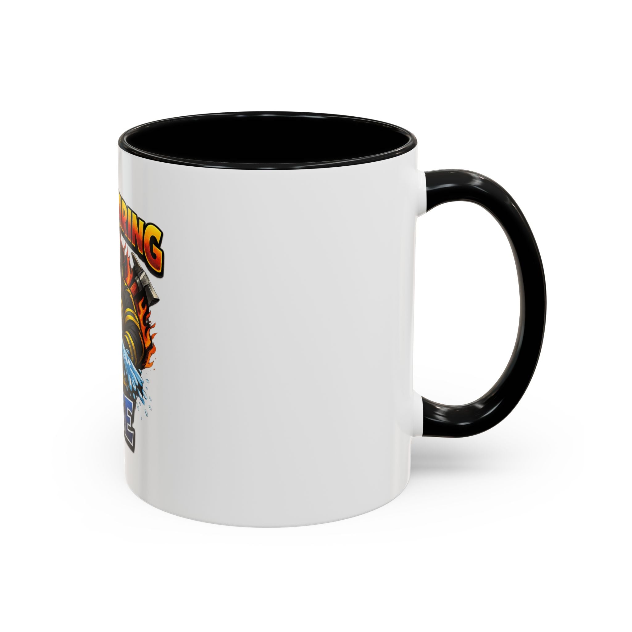 Stop Staring At My Hose Firefighter Coffee Mug
