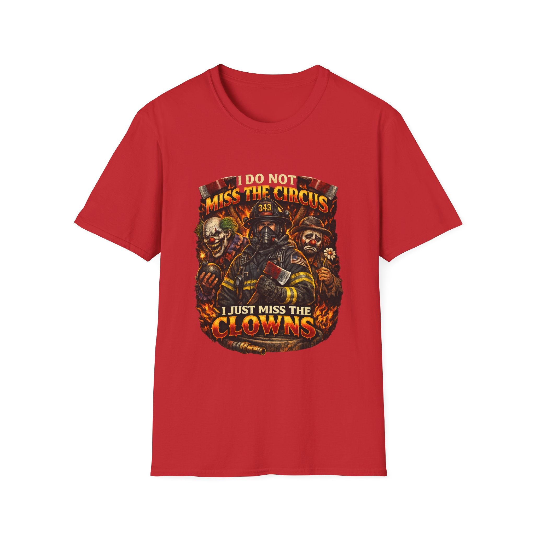 T-Shirt — "I Do Not Miss the Circus, I Just Miss the Clowns" Halloween Scary Clown Graphic Tee