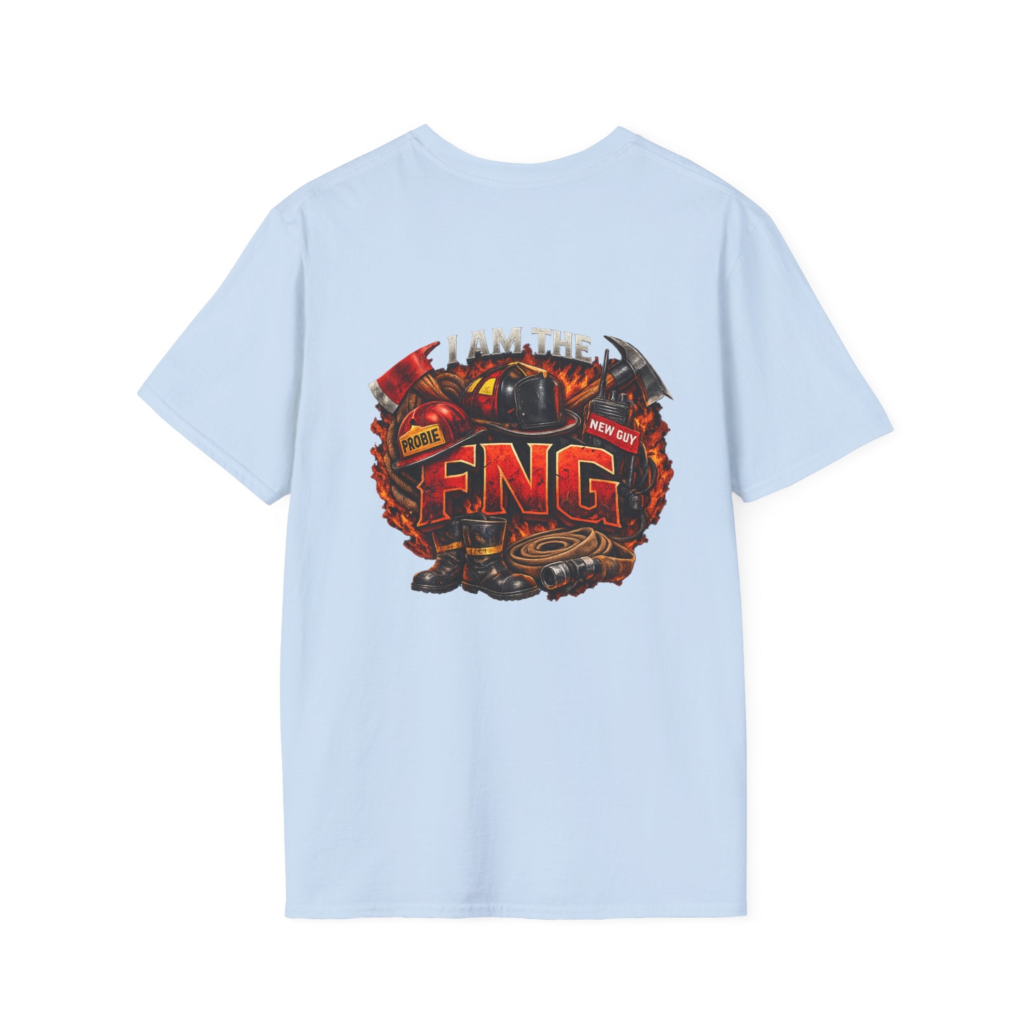 T-Shirt — Vintage Firefighter Graphic (I am the FNG)