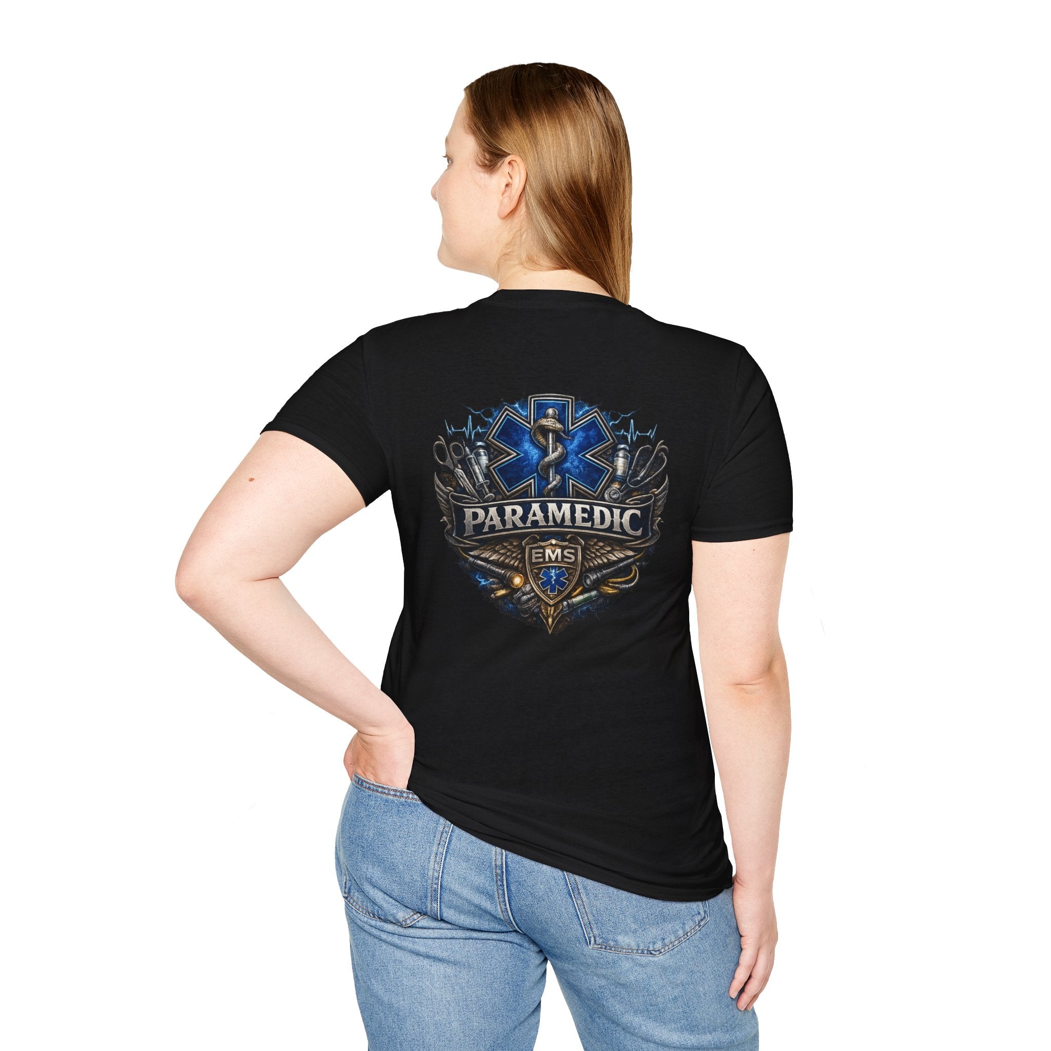 Paramedic EMS Badge T-Shirt — EMS Star of Life
