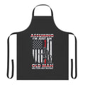 Apron — "Assuming I'm Just an Old Man" American Flag Grill Apron