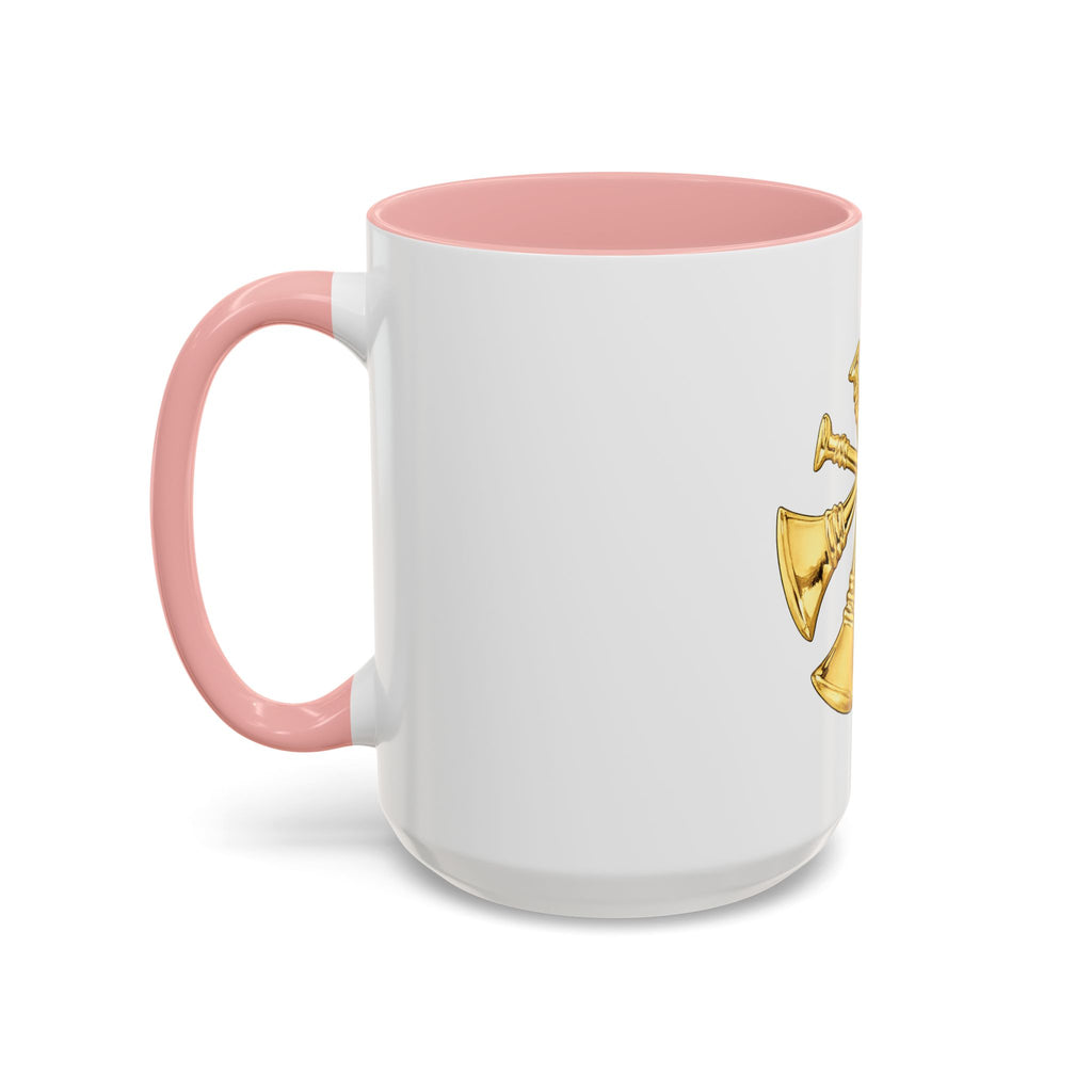 Deputy/Assistant Fire Chief Accent Coffee Mug — Firefighter Rank Insignia (11/15 oz)