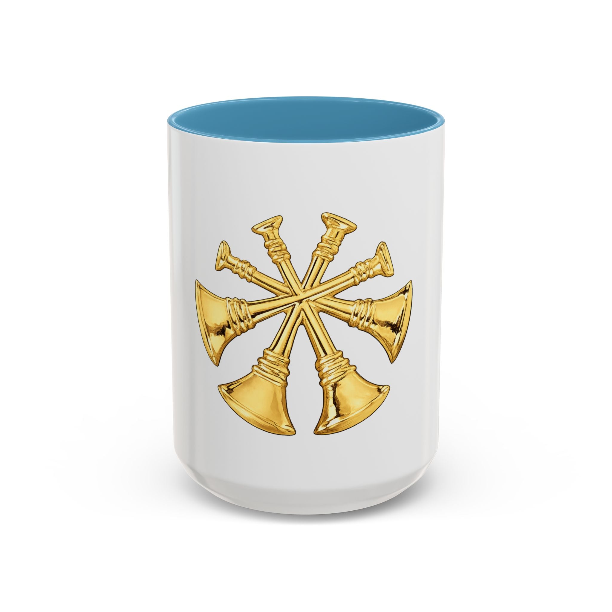 Deputy/Assistant Fire Chief Accent Coffee Mug — Firefighter Rank Insignia (11/15 oz)
