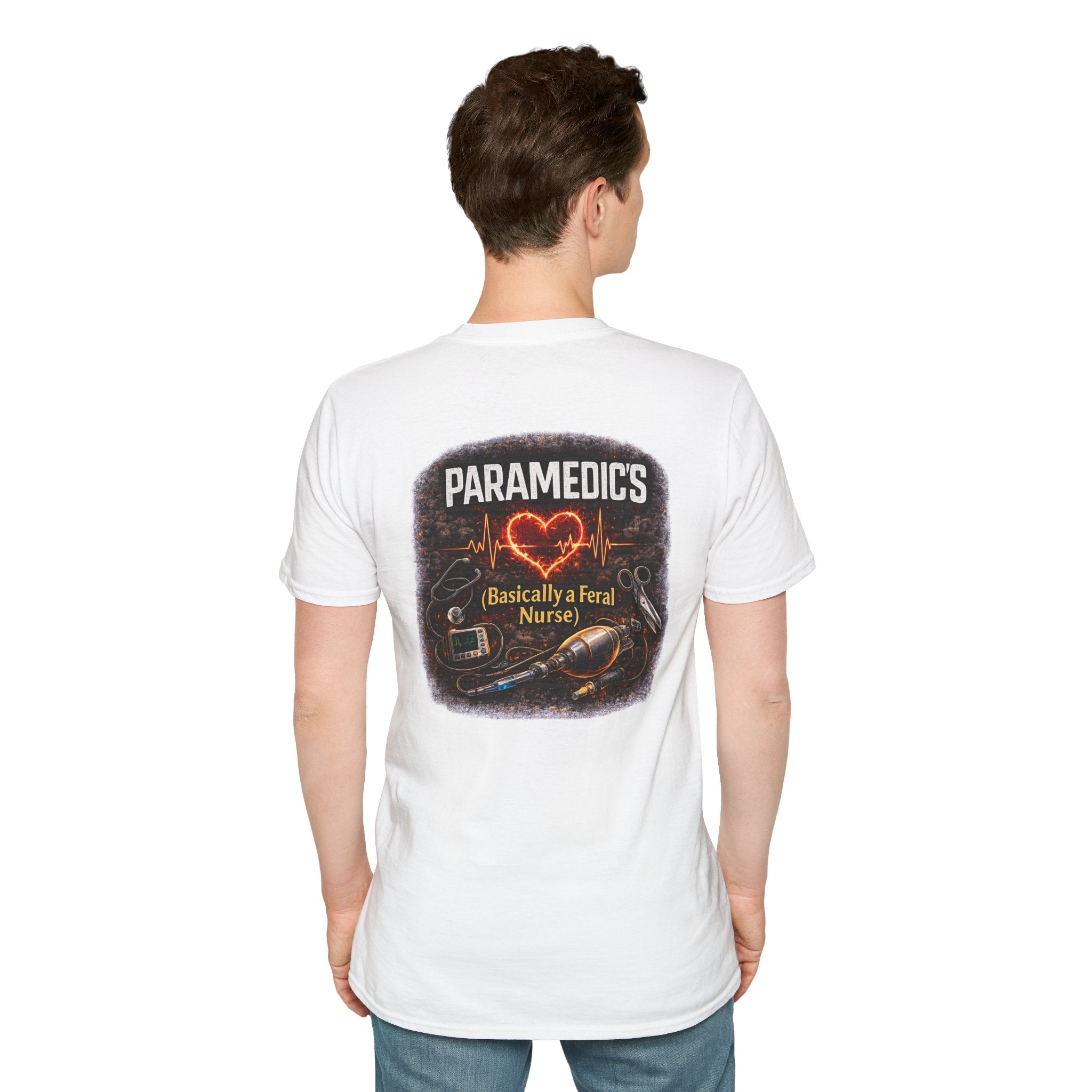 Paramedic T-Shirt — "Paramedic's (Basically a Feral Nurse)" Graphic Tee