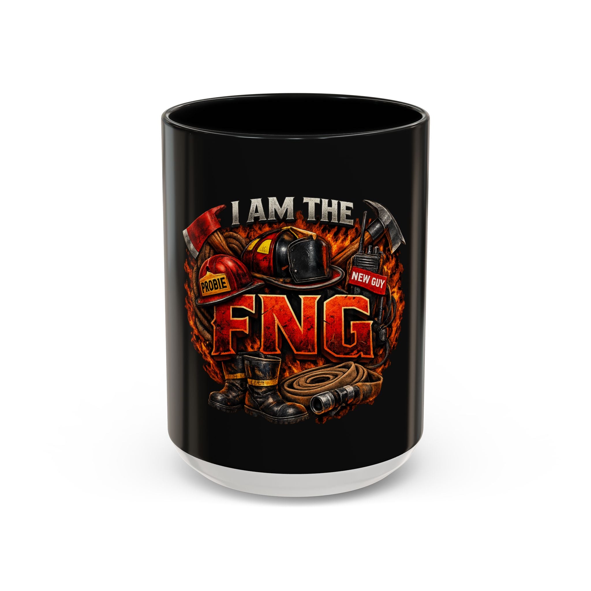I Am The FNG Coffee Mug — Firefighter New Guy 11/15oz Accent Mug