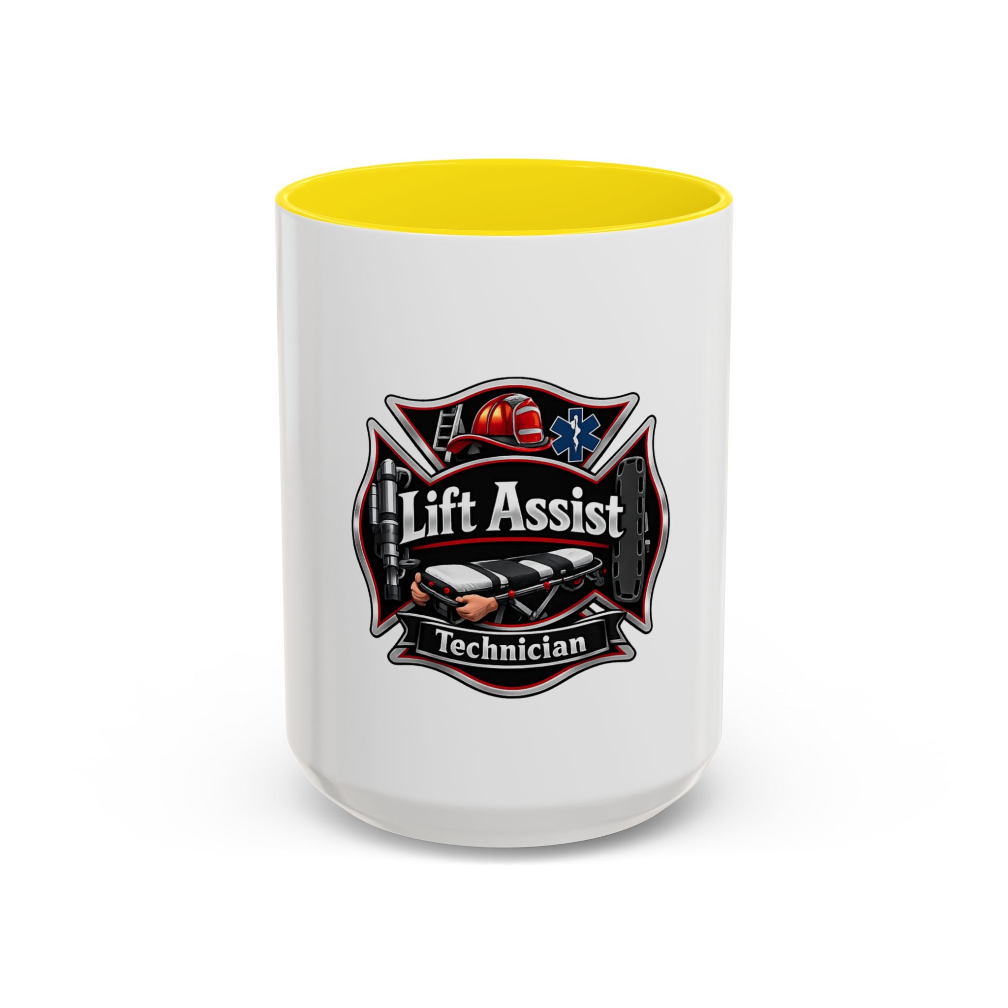 Lift Assist Technician Coffee Mug — Emergency Rescue EMT Firefighter Tribute (11/15 oz)