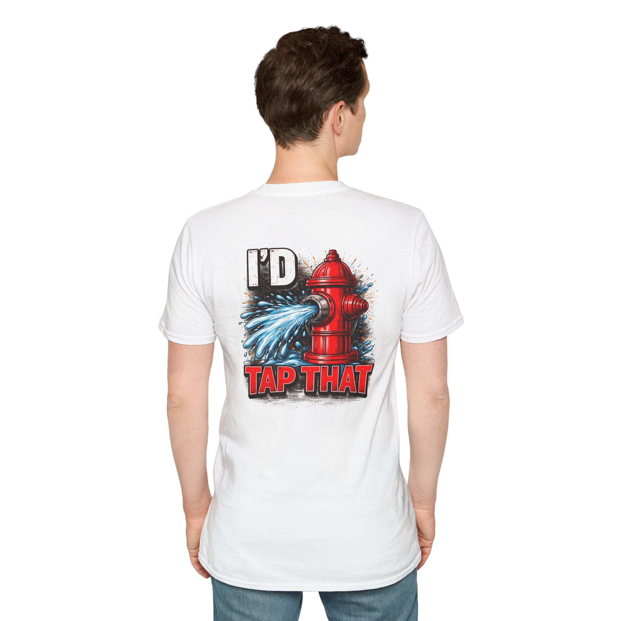 I’d Tap That Fire Hydrant T-Shirt — Funny Firefighter Humor Tee