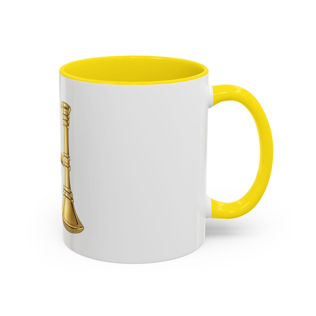 Fire Captain Accent Coffee Mug — Fire Captain Rank Emblem (11/15 oz)