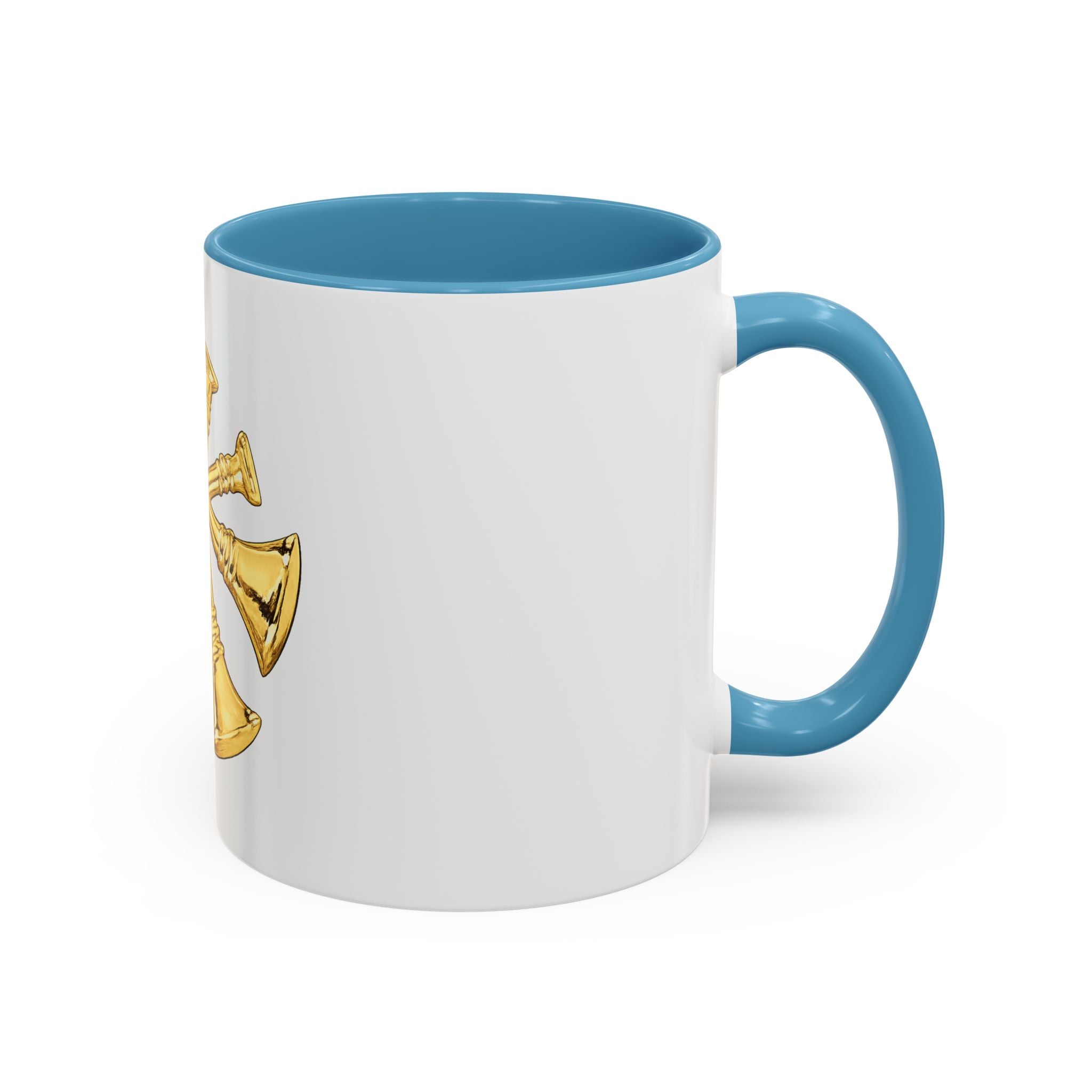 Deputy/Assistant Fire Chief Accent Coffee Mug — Firefighter Rank Insignia (11/15 oz)