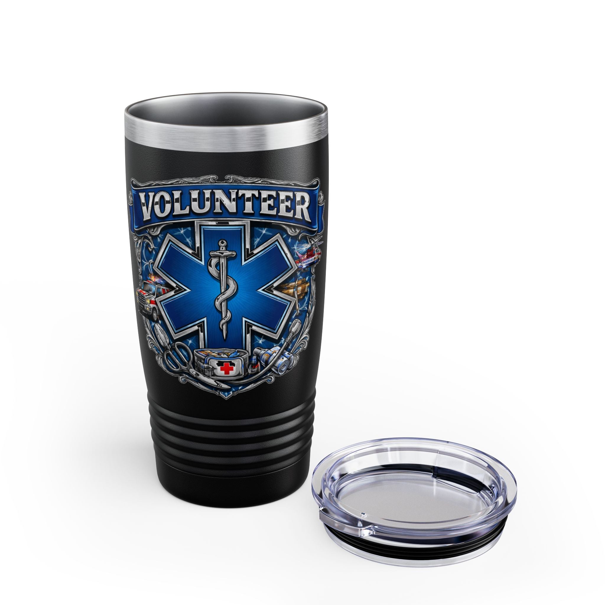 Volunteer EMT 20oz Tumbler – Medical Rescue Stainless Travel Cup