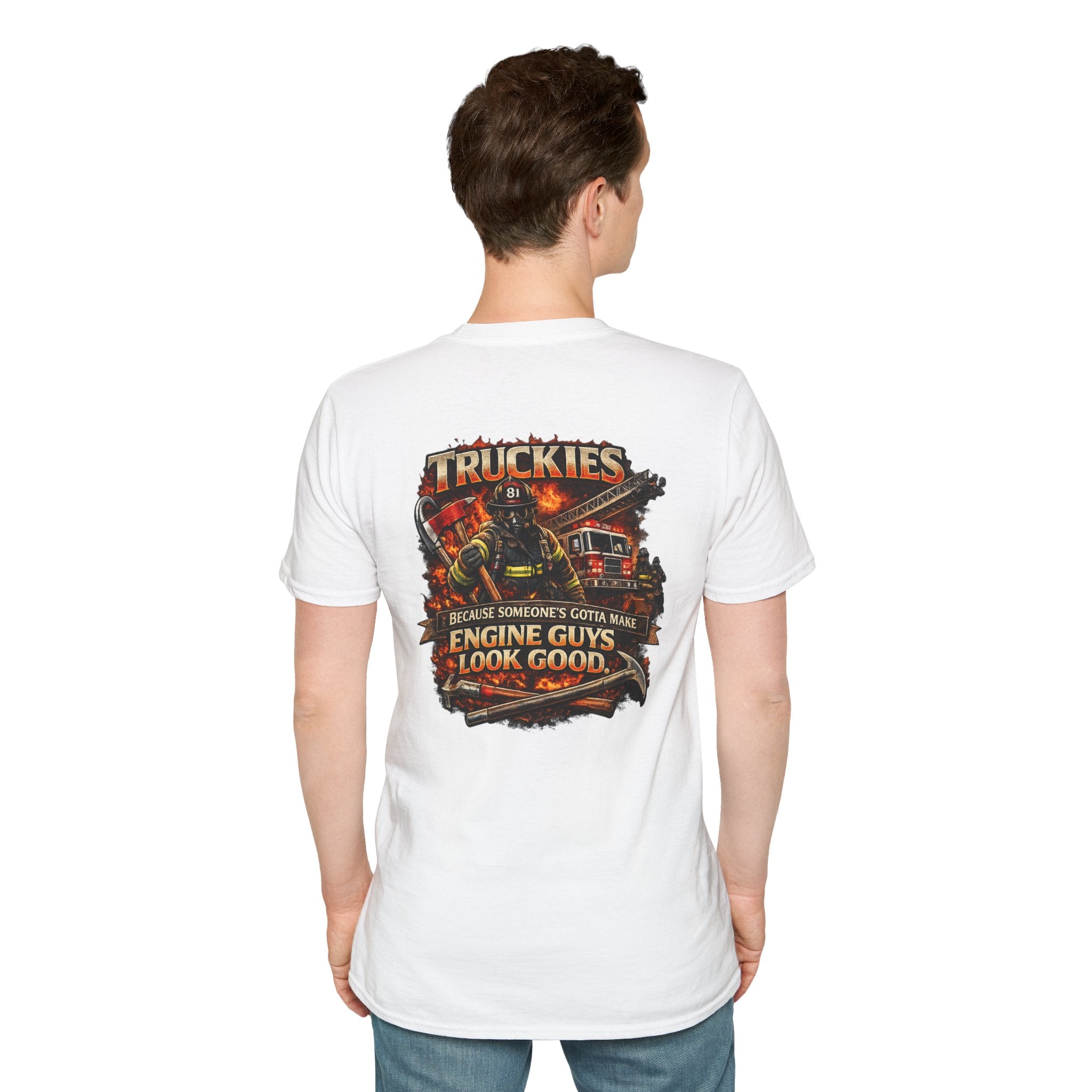 Truckies T-Shirt — "Truckies: because someone’s gotta make the engine guys look good."
