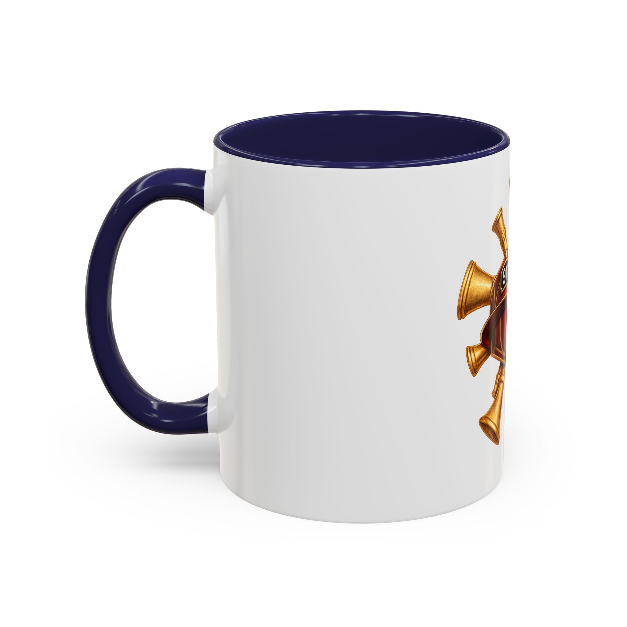 Fire Chief EMS & Firefighter Maltese Cross Coffee Mug — 911 Rescue Medical Emblem Accent Mug