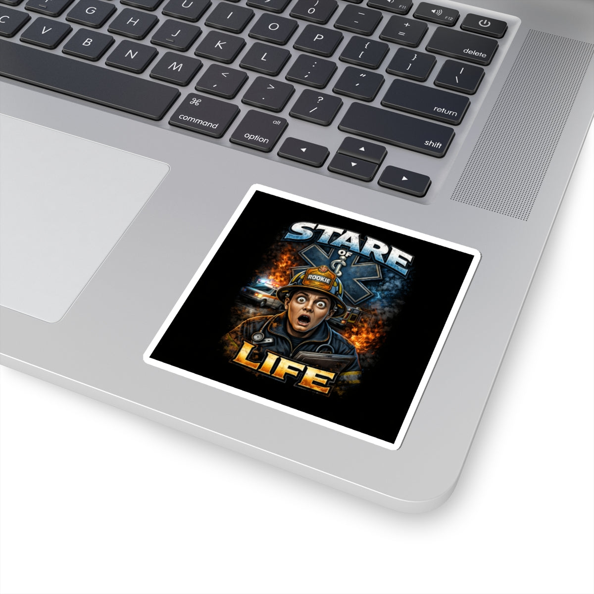 Stare of Life Firefighter Sticker — Rookie Helmet EMS Rescue Design