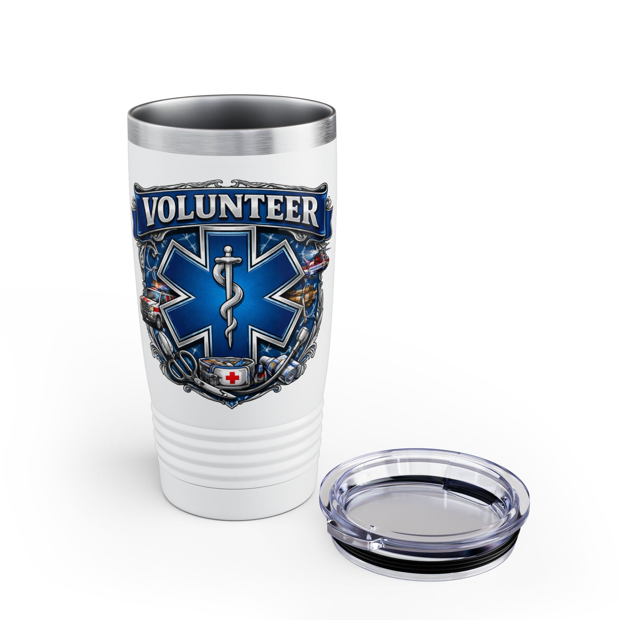 Volunteer EMT 20oz Tumbler – Medical Rescue Stainless Travel Cup