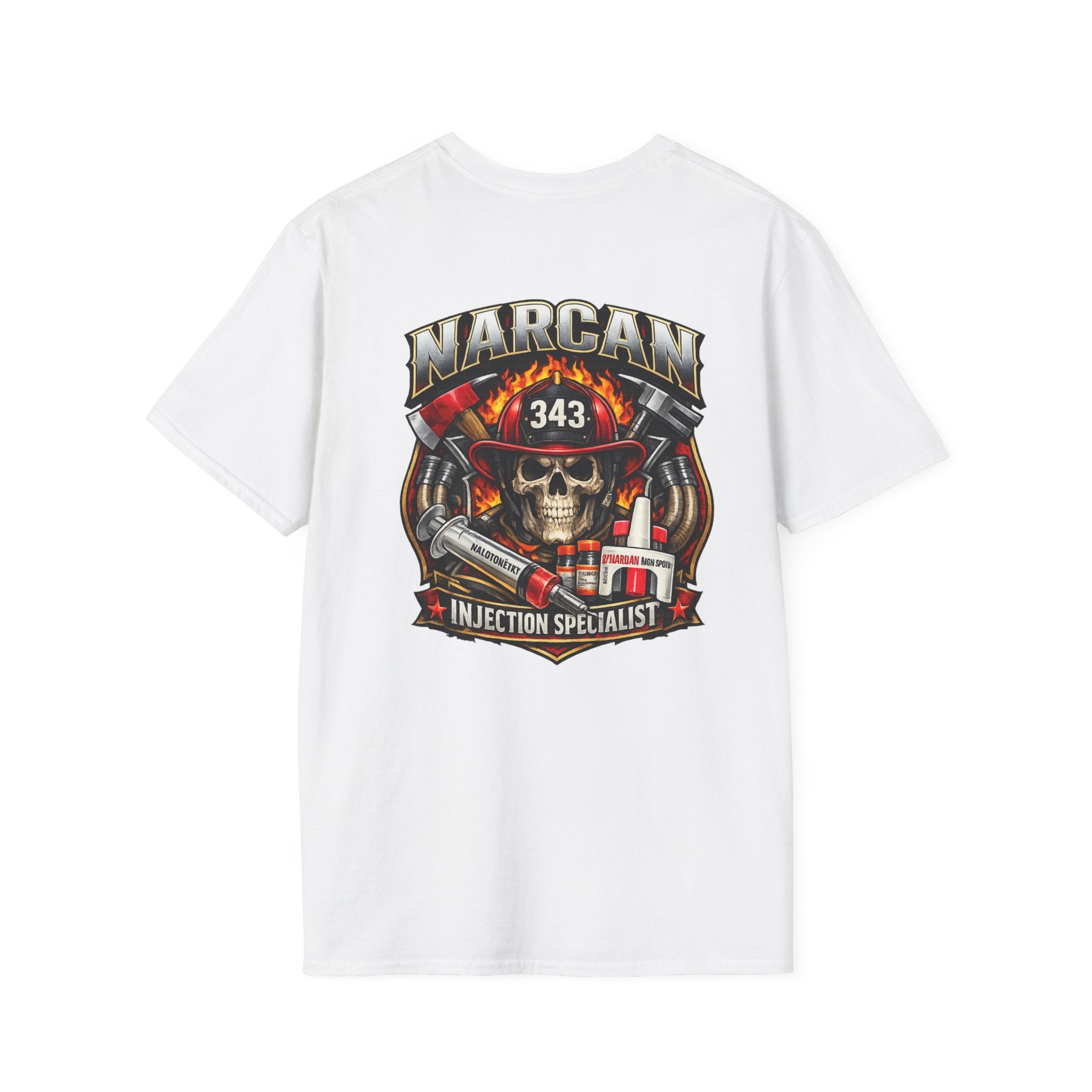 Narcan Injection Specialist Firefighter T-Shirt