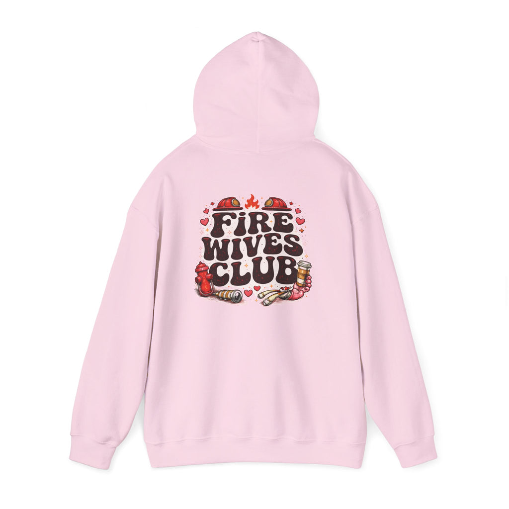 Hoodie — "Fire Wives Club" Graphic Pullover