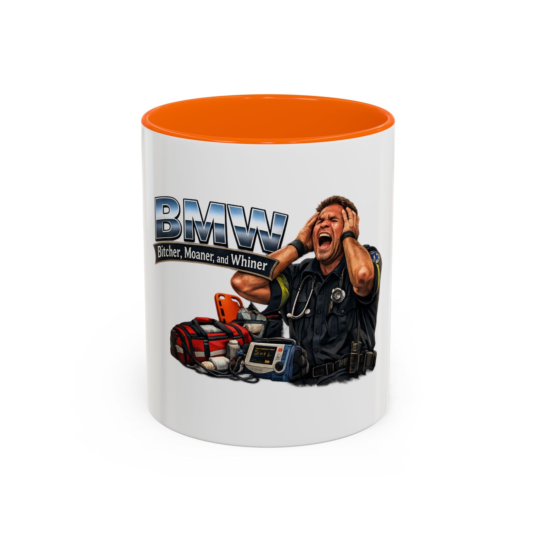 Paramedic Coffee Mug — "Bitter, Manner, and Whiner" EMS Rescue Mug (11/15oz)
