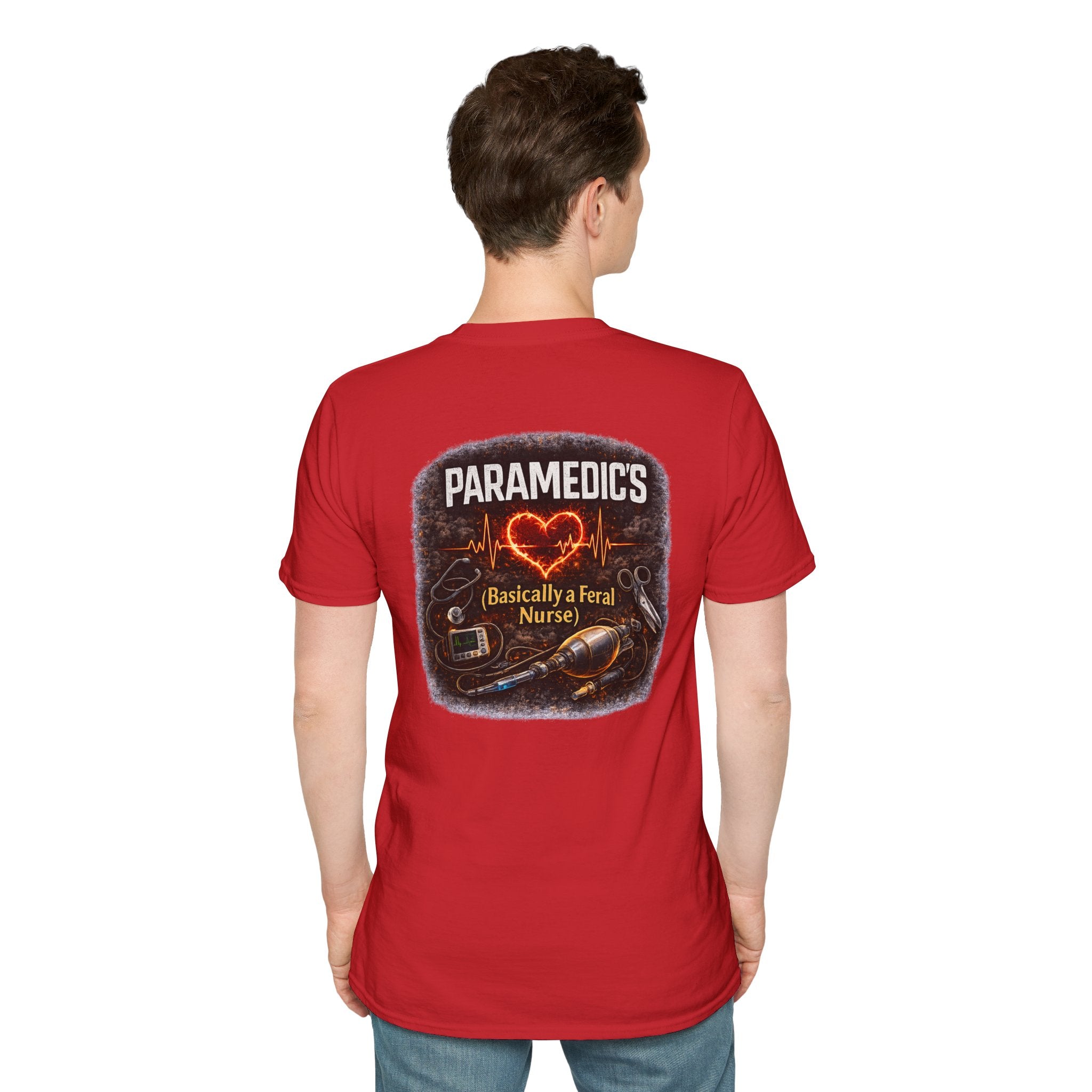 Paramedic T-Shirt — "Paramedic's (Basically a Feral Nurse)" Graphic Tee