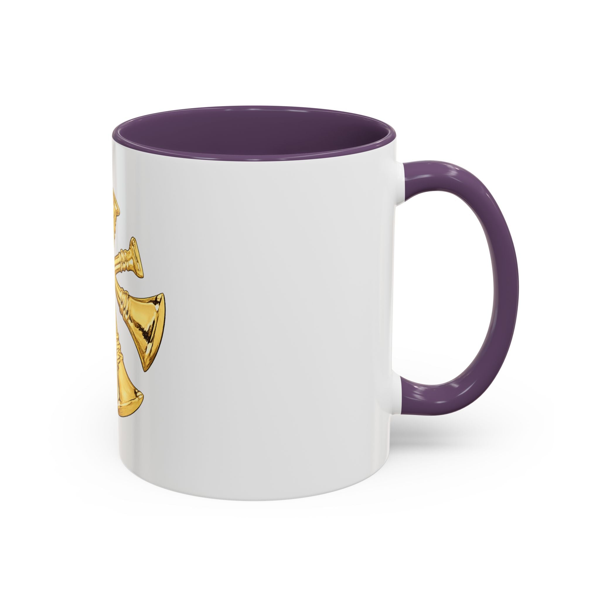 Deputy/Assistant Fire Chief Accent Coffee Mug — Firefighter Rank Insignia (11/15 oz)
