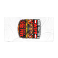 Firefighter's Wife Beach Towel – "Keep Back 200 Feet" Graphic