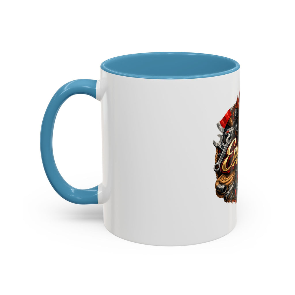 Engineer Coffee Mug — Vintage Mechanic Tools Design (11oz & 15oz Accent)