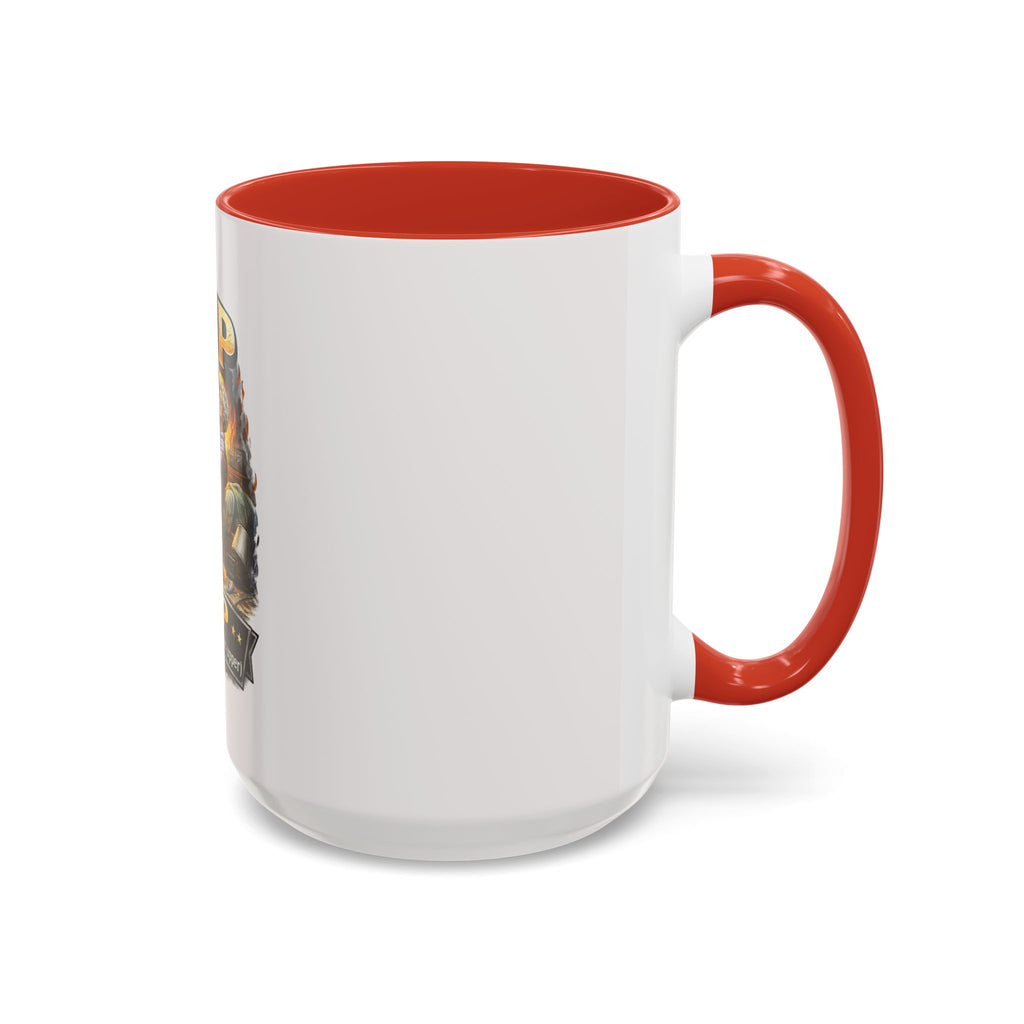 Firefighter Coffee Cup "MVP Most Valuable Picker-upper" Accent Coffee Mug (11, 15oz)