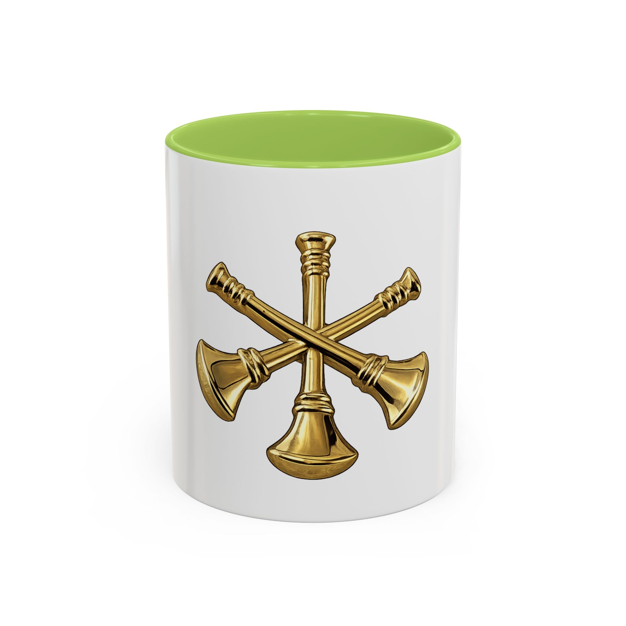 Fire Deputy Chief Accent Coffee Mug — Fire Division Chief Rank Graphic (11/15oz)