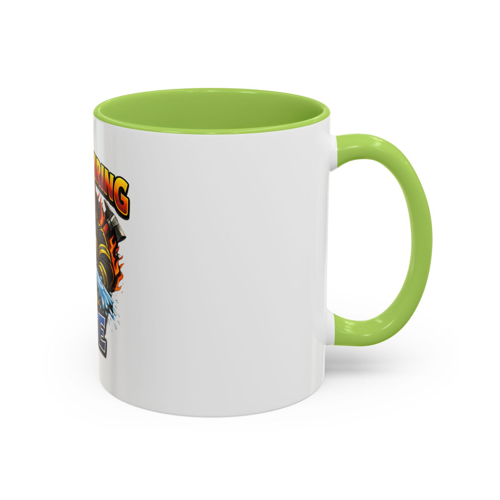 Stop Staring At My Hose Firefighter Coffee Mug