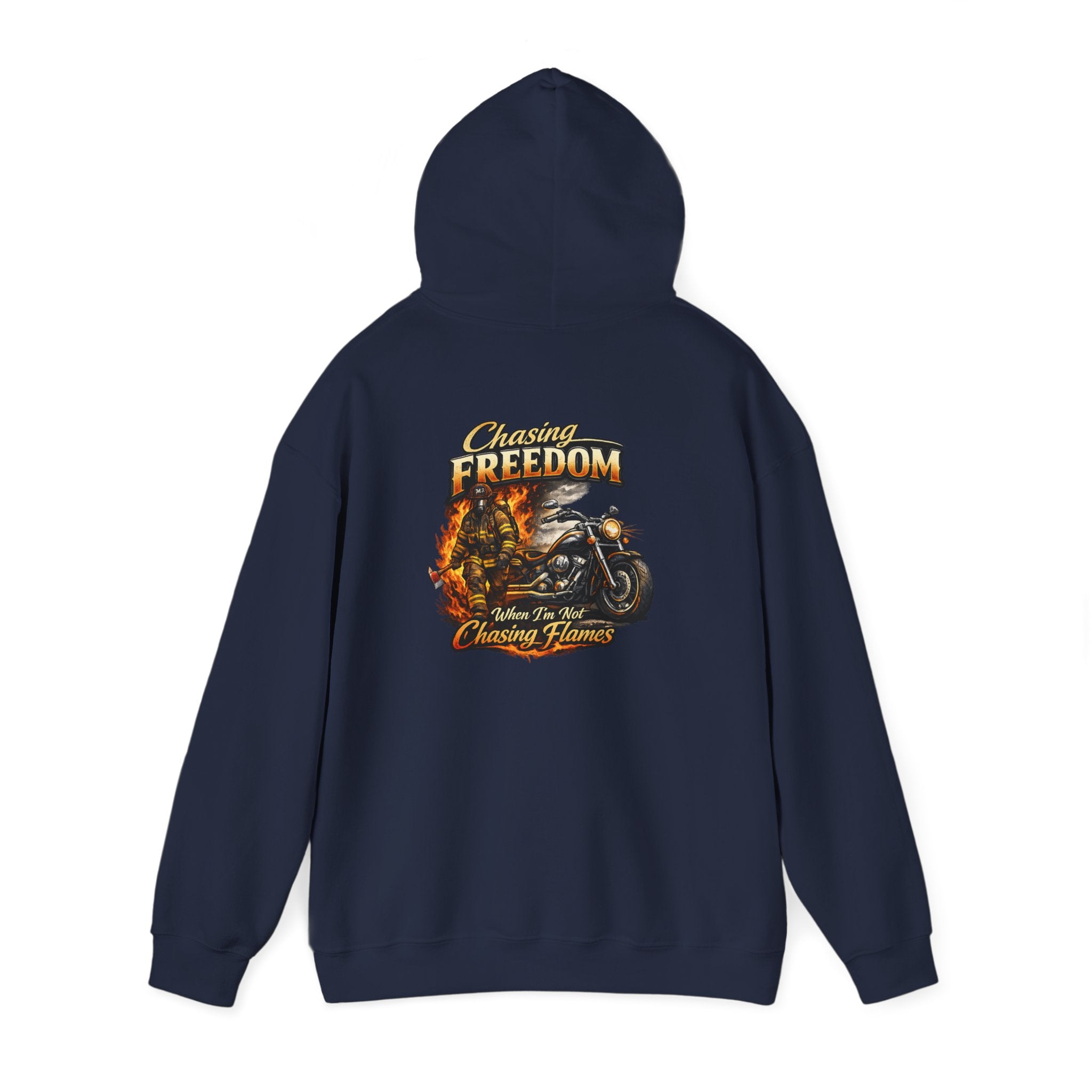 Freedom Motorcycle Hoodie — Chasing Flame Biker Hooded Sweatshirt