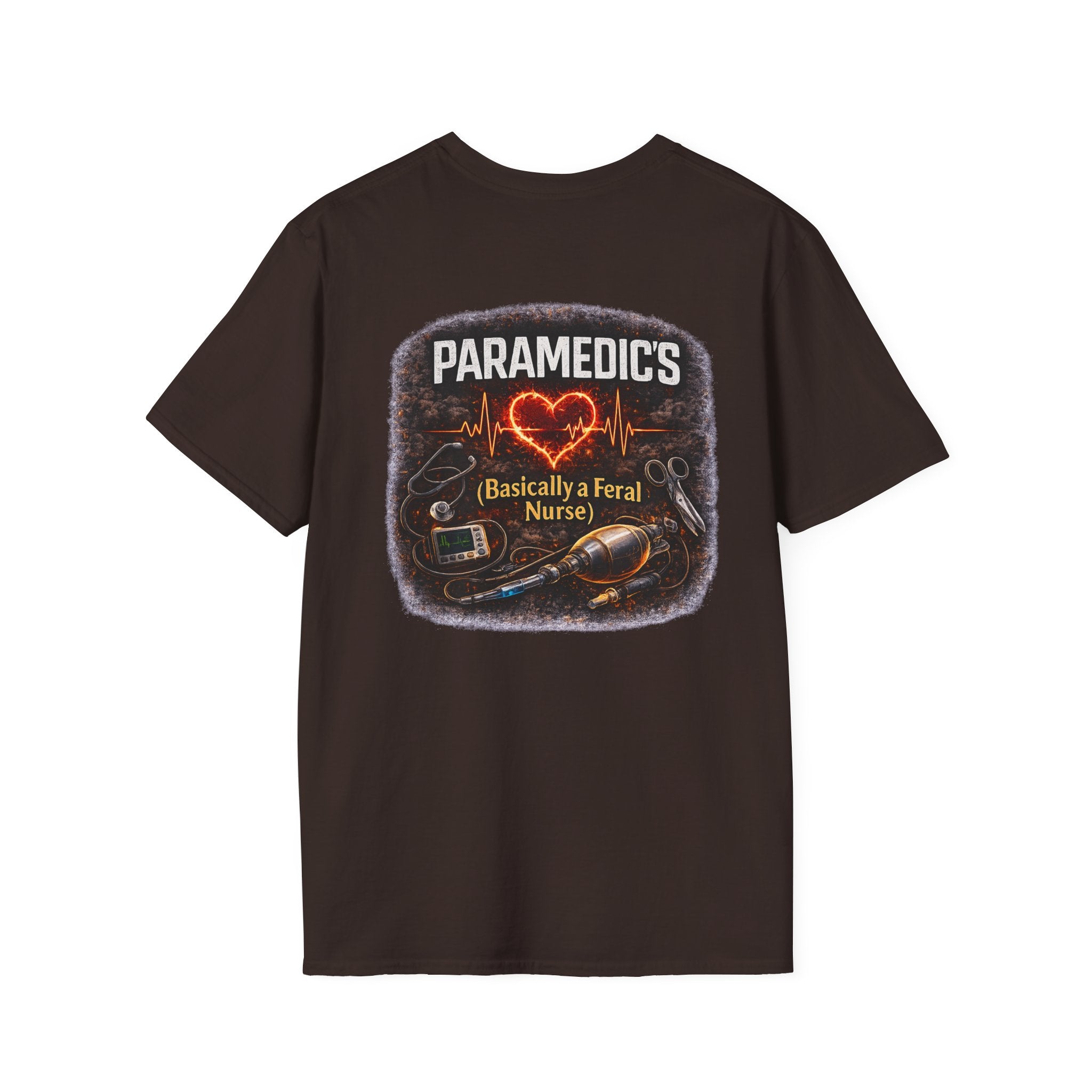 Paramedic T-Shirt — "Paramedic's (Basically a Feral Nurse)" Graphic Tee