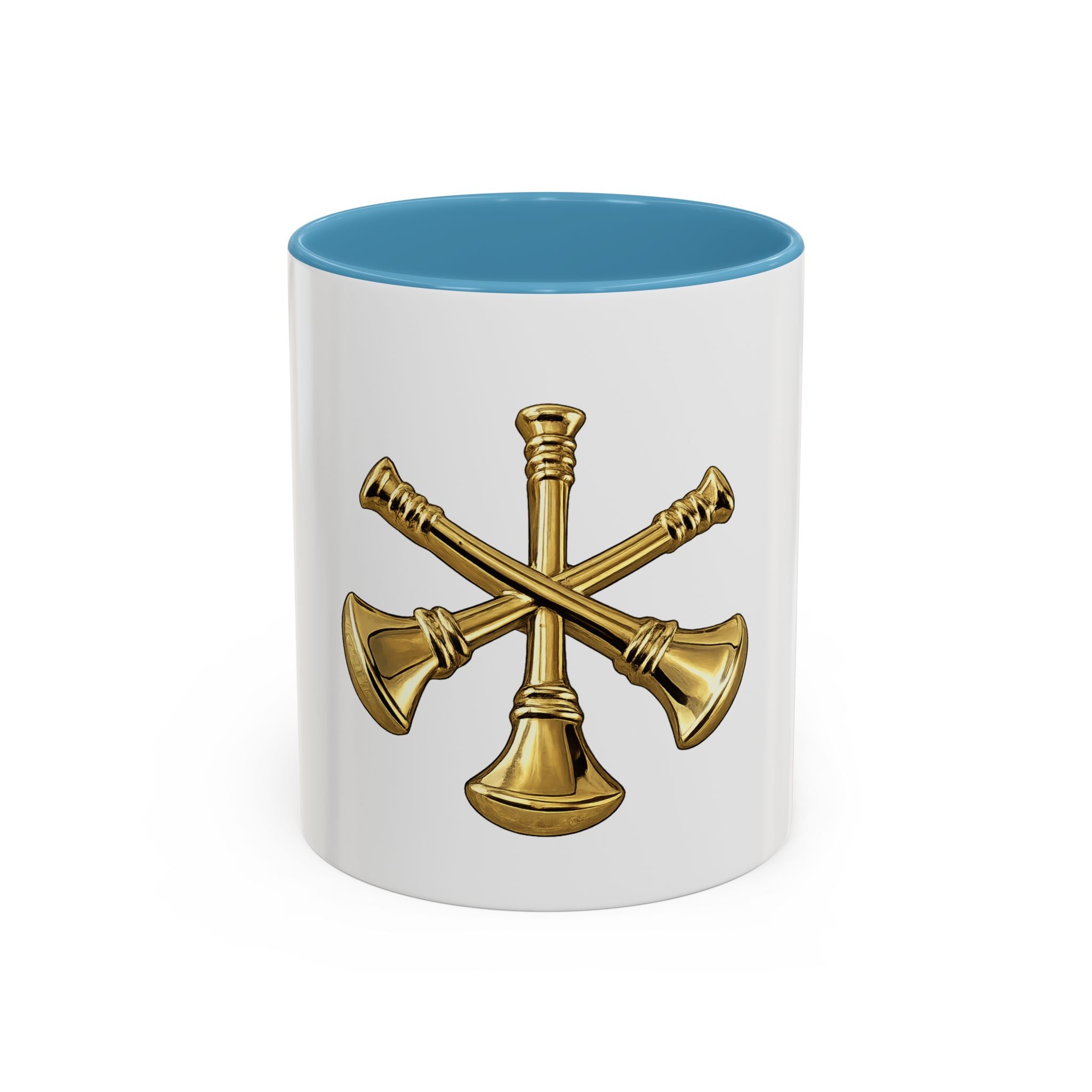Fire Deputy Chief Accent Coffee Mug — Fire Division Chief Rank Graphic (11/15oz)