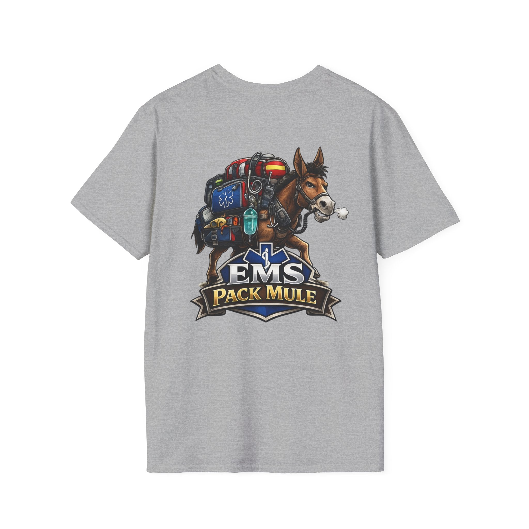 EMS Pack Mule EMS & Firefighter Humor T-Shirt