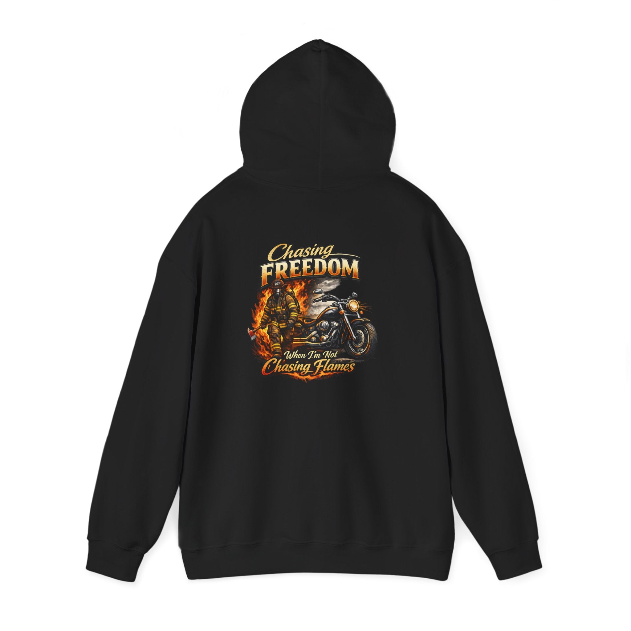 Freedom Motorcycle Hoodie — Chasing Flame Biker Hooded Sweatshirt