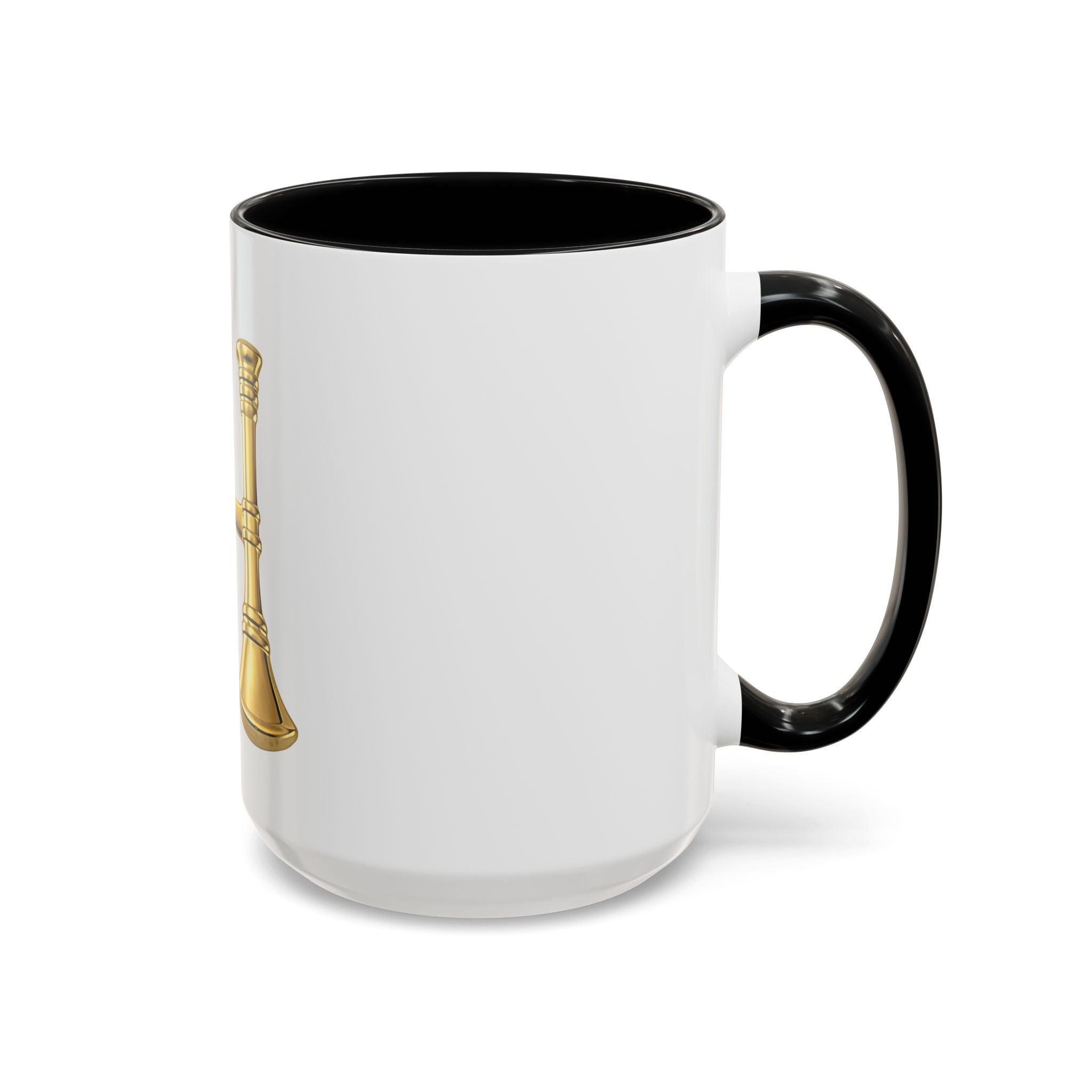 Fire Captain Accent Coffee Mug — Fire Captain Rank Emblem (11/15 oz)