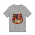 T-Shirt — "This Proud Wife Married One of America's Bravest" Firefighter Tribute Tee